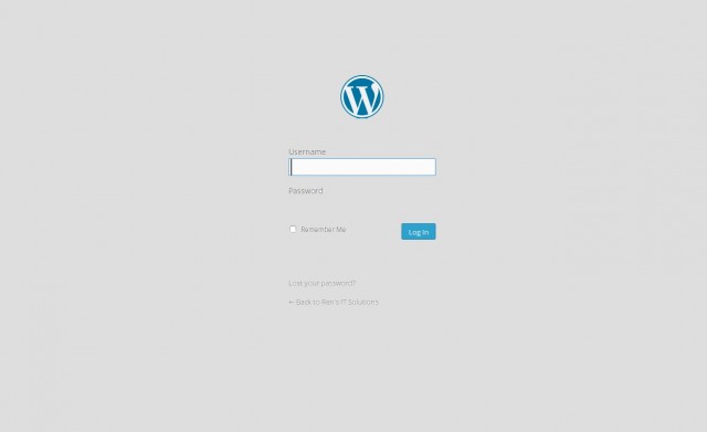 WordPressLogin Panel